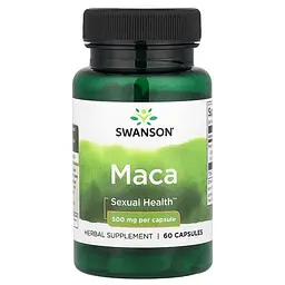 Мака Swanson Maca 500 mg 60 caps (1086-100-50-6275531-20)