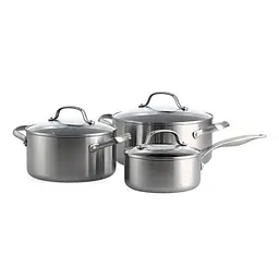 Набір посуду GreenPan Geneva, 6 предметів, 16/20/24 см, 1,5/3,1/4,8 л з керамічним покриттям - мініатюра 1