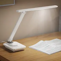 Лампа настільна Hoco HX12 Eye Protection Foldable Table Lamp White - мініатюра 6