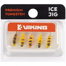 Мормишка вольфрамова Viking Fishing Shrimp 0.91g 9mm Hot2 (5шт) - мініатюра 2