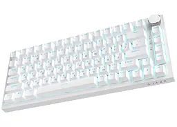 Клавіатура ігрова механічна Ajazz AK-820RW White USB Red Switch - мініатюра 2