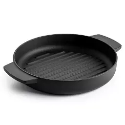 Сковорода-гриль чавунна KitchenAid Matte Oven-to-table, 26 см (CC004600-001) - мініатюра 2