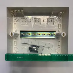 Бокс пластиковий СКІМ 09 модулів накладний IP40 білий прозора дверка ( С11902011 ) - мініатюра 5