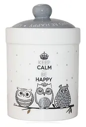 Банка керамічна Be Happy «Совушки» S&T 700 мл kuh0011274