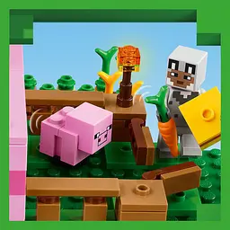 Конструктор LEGO Minecraft Будинок для поросят 238 деталей (21268) - мініатюра 8