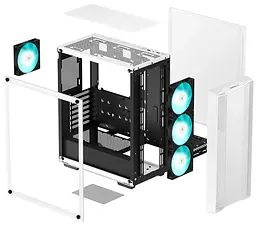 Корпус Deepcool CC560 білий (CC560 WHITE V2) Без БП - мініатюра 11