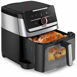 Мультипіч Tefal Easy Fry Silence XXL Smart Vision 1800 Вт чорна (EY876DE1) - мініатюра 2