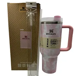 Термокухоль Stanley Quencher H2.0 Tumbler з неіржавкої сталі 1,18 л Pink Marble KT6007896