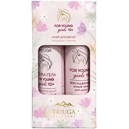 Набір косметики Triuga Ayurveda For Young Girls Гель для душу 250 мл + Інтим гель 300 мл (4820164642054) - мініатюра 1