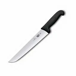 Кухонний ніж Victorinox Fibrox Butcher лезо 23см з чорн. ручкою
