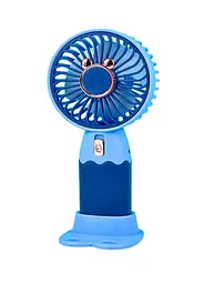 Вентилятор портативний настільний ZB088A Mini Fan з акумулятором та підставкаою для телефона USB