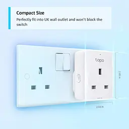 Tapo Wi-Fi Smart Plug, віддалене керування пристроями через програму, просте та швидке налаштування - мініатюра 2