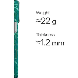 Чохол Pitaka Ultra-Slim Monogram для Apple iPhone 17 Pro Gold/Green (KI1701PTK) [157996] - мініатюра 7