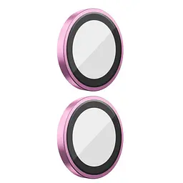 Захисне скло BlueO Metal на камеру для Apple iPhone 16 (6.1) / 16 Plus (6.7) Рожевий / Pink