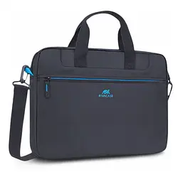 Сумка для ноутбука 14" Rivacase Regent Black поліестер 370x280x45 мм (8027)
