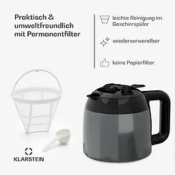 Кавоварка Klarstein Arabica EasyTouch Control 800 Вт (10045344) - мініатюра 2