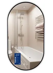 Дзеркало Qtap Scorpio (SC1) 500x900 мм, овальне, з LED-підсвіткою Touch QTSC500900 - мініатюра 2