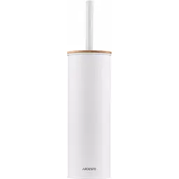 Щітка для унітаза Ardesto Minimalism з підставкою біла (ARHB3503WB) - мініатюра 3