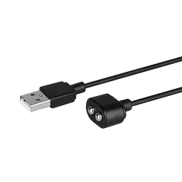 Satisfyer USB Charging Cable – магнітний USB кабель для зарядки іграшок (чорний) - мініатюра 2