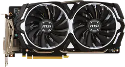 Відеокарта GeForce GTX 1060 6GB MSI Armor OCV1 Armor OC (GTX 1060 ARMOR 6G OCV1) Б/В - мініатюра 2