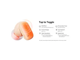 Навушники TWS BASEUS AirNora 2 Orange - мініатюра 11