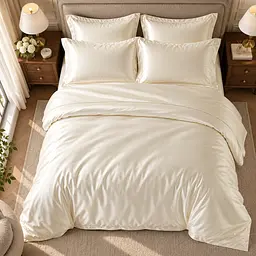Набір наволочок Love You 50×70+5 см тенсель 300TC айворі 2 шт. (ly65054) - мініатюра 5