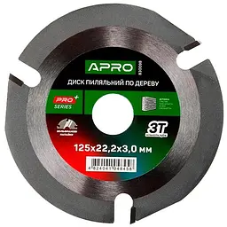 Диск пильний по дереву Apro 125 x 22.2мм x 3T PRO