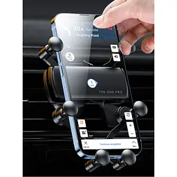 Універсальний автотримач Essager Tourist Gravity Car Mount Phone Holder Black (EZJZL-TR01) - мініатюра 9