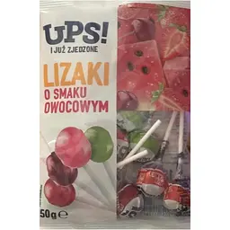 Льодяники UPS Lizaki o smaku owocowym 150 г