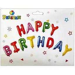 Набір з кульок PELICAN HAPPY BIRTHDAY 13 40см, різнокольоровий 250