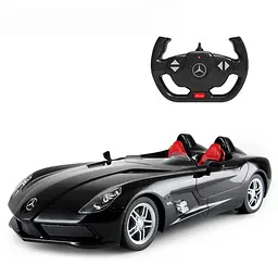 Машинка Mercedes-Benz SLR сірий RASTAR модель 1:12 Автомобіль на дистанційному керуванні + пульт