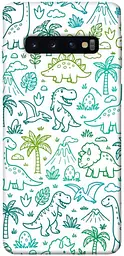 TPU чохол Demsky Dino pattern для Samsung Galaxy S10