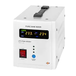 ДБЖ з правильною синусоїдою LogicPower 12V LPY-PSW-500VA+ (350 Вт) 5A/10A - мініатюра 2