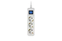 Подовжувач мережевий 2E Power Extension 3 Type F 1.5m 16A White - мініатюра 3