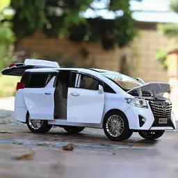 Колекційна металева модель автомобіля АвтоЕксперт Toyota Alphard з інерцією, світлом та звуком 1:24 - мініатюра 8