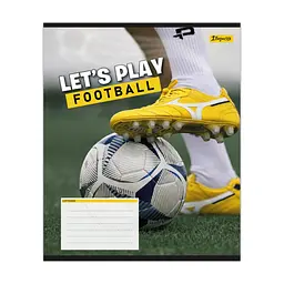 Зошит 1 вересня Let's play football А5 12 аркушів коса лінія (768749), в асортименті - мініатюра 5