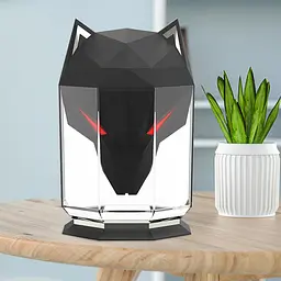 Зволожувач повітря портативний WOLF Air Humidifier, аромадифузор електричний з резервуаром для ефірної олії, ультразвуковий, 650 мл