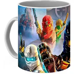 Кухоль GeekLand Ніндзяго Ninjago Poster 4 NI.01.10 330 мл білий - мініатюра 2