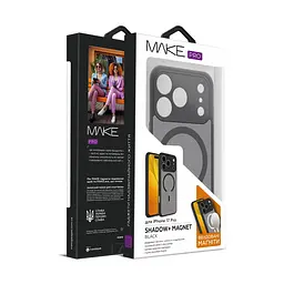 Чохол MAKE Apple iPhone 17 Pro Shadow+ Magnet Black
