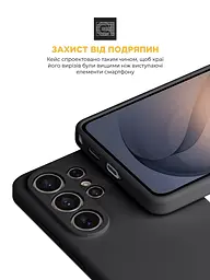 Силиконовый чехол с MagSafe для Samsung Galaxy S26 Ultra 5G, ICON2 MagCase, черный, противоударный, панель с мягкой подкладкой, защита всего корпуса, поддержка беспроводной зарядки, совместим с защитными стеклами и пленками, ArmorStandart (ARM88791) - мініатюра 5