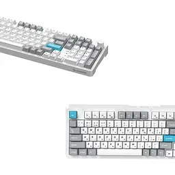 Клавіатура GamePro Asgard Drakkar Keychron Super Red Switch Wireless/Bluetooth/USB White бездротова (MK305WH) - мініатюра 5