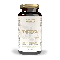 Екстракт ашваганди Evolite Nutrition Ashwagandha 375 mg, 100 вегакапсул