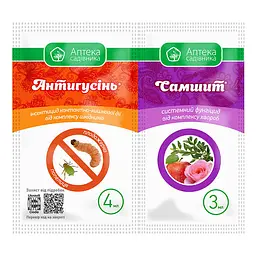 Інсектицид Антигусінь 4 мл, + Самшит 3 мл, Укравіт