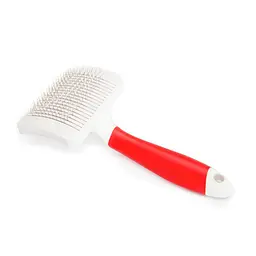 Пуходерка-скребок самоочисна Easy To Clean зі штифтами з нержавіючої сталі з покриттям, 10,5×6,5 см
