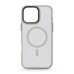 Чехол для Apple iPhone 16 Pro Max, Uniq MagCase, бежевый, противоударный, панель-накладка с MagSafe, ударопрочный TPU+PC, с магнитом MagSafe, поддержка полноценной беспроводной зарядки, ArmorStandart (ARM79513)