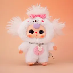 М'яка іграшка сюрприз Pop Top Baby Three Котики та песики з кільцем і карткою 16 см - мініатюра 2