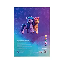 Кольоровий папір Kite А4 неоновий My Little Pony (10 аркушів/ 5 кольорів) (LP24-252) - мініатюра 4