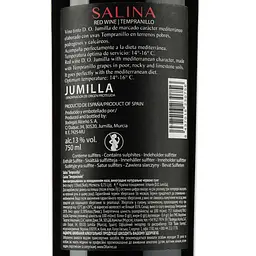 Вино Salina Tempranillo, червоне, сухе, 13%, 0,75 л - мініатюра 4