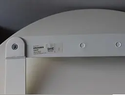 Вішалка IKEA біла, металева, для дверей 2 см - мініатюра 5