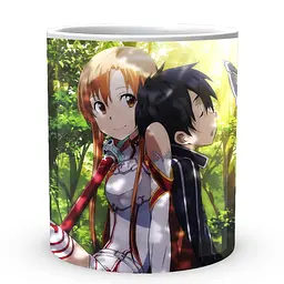 Кухоль GeekLand Sword Art Online Майстра меча онлайн Кіріто Асуна SAO 02.24 330 мл білий - мініатюра 2